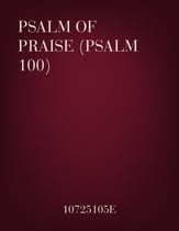 Psalm Of Praise (Psalm 100) Vocal Solo & Collections sheet music cover